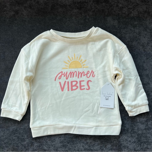 NWT Bon Bebe Summer Vibes Outfit Size 2T - Picture 3 of 10